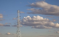 Tháp truyền tải điện bằng thép Q345B A572 mạ kẽm