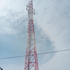 Tháp thép viễn thông 10 mét góc Sst mạ kẽm với đèn hàng không
