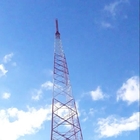 Tháp thép viễn thông Tv Angular 100m với mạ kẽm nhúng nóng