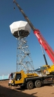 Tháp viễn thông ăng ten 110KV Kết cấu radar góc bằng thép mạ kẽm