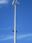 Vật liệu thép tháp thép mạ kẽm Guyed Mast Q355 Q245