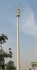 Tháp đơn cực bằng thép mạ kẽm viễn thông 0 - 80 mét