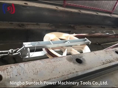 Cable single sheave kéo pulley với móc cho dây dẫn cáp