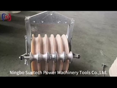 Khối ròng rọc dây dẫn đường truyền 508 mm với con lăn nối đất