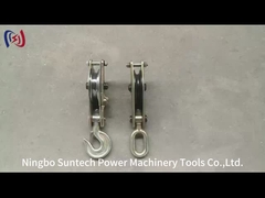 30kn Conductor Stringing Tools Steel Hoisting Tackle Block Pulley cho việc nâng