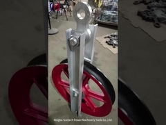 Khối dây ròng rọc dây dẫn bánh xe nylon đơn cho đường dây truyền tải