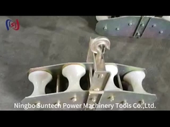 Bốn bánh xe sợi quang kết hợp chuỗi khối pulley Opgw công cụ dây