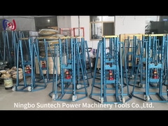 50KN thép có thể tháo rời dây cáp dây cáp cơ khí trống cuộn đứng để giải phóng dây