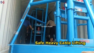 Giải pháp nâng cuộn cáp thủy lực an toàn