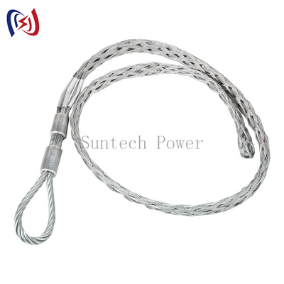 chất lượng  80kn Wire Rope Pulling Conductor ACSR Cable Mesh Socks nhà máy