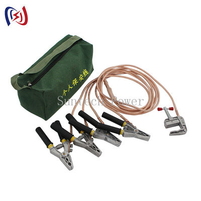 Chất lượng  Three phase 25mm Plug Construction Earth Wire Personal Grounding Wire Safety Tools nhà máy