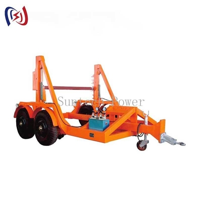 chất lượng  Heavy Duty Cable Reel Trailer 20T Capacity for Industrial Transport nhà máy