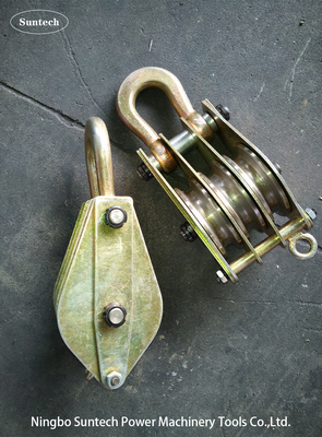 Công cụ dựng tháp single-sheave, khối pulley thép để nâng / nâng