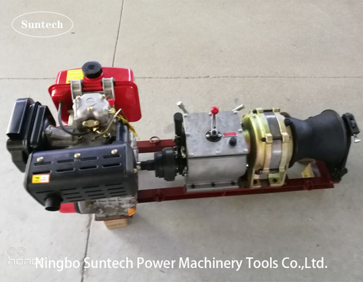 Xây dựng điện Tời chạy bằng động cơ Diesel Kéo cáp Tời chạy bằng động cơ