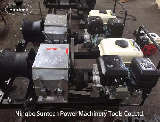 Máy kéo tời cáp mô hình 30KN SFJ Định vị chính xác với động cơ xăng