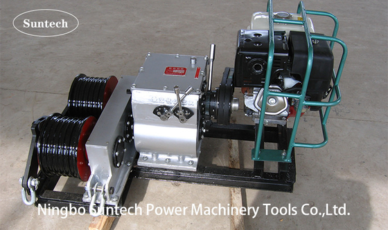 SQY5C Máy kéo tời cáp động cơ diesel trống đôi trống 5 tấn trong xây dựng điện