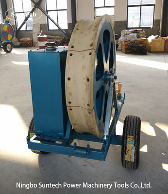 OPGW Stringing 7.5kN Hydraulic Cable Tensioner với bánh xe căng 1100mm