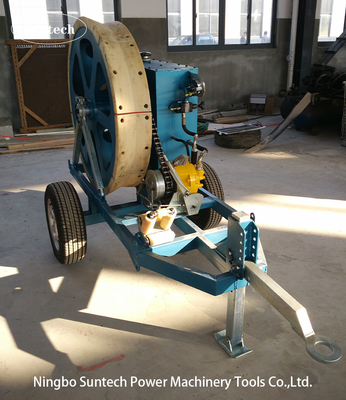 OPGW Stringing 7.5kN Hydraulic Cable Tensioner với bánh xe căng 1100mm
