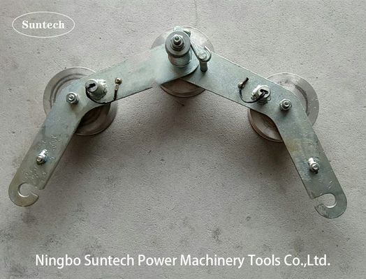 Ròng rọc kéo cáp khối nối đất SHL75D cho dây dẫn / dây thép