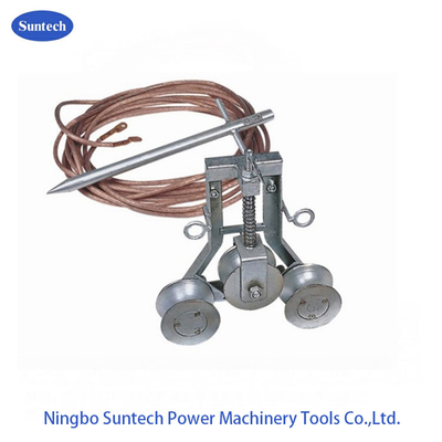 Nhôm Sheave Grouding Dây cáp Khối ròng rọc Khối dây dẫn