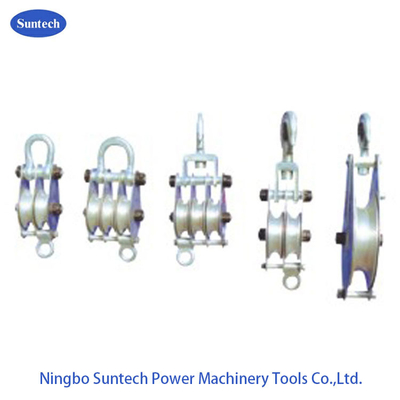 Nhôm Sheave Hositing Tackle Transmission Line String Aluminium Pulley Block