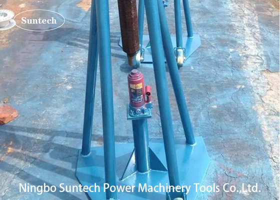 Giắc cắm Cáp hỗ trợ Drum Tải nặng Loại cột thủy lực Chân đế cuộn cáp