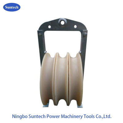 508 X 75MM 60KN Khối dây dẫn ròng rọc dây dẫn trên không