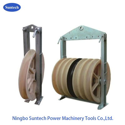 Ba nhà máy dẫn dây rào pulley khối nylon 60KN 660mm