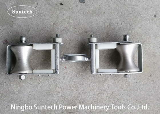Cáp quang Double Sheaves Khối chuỗi ròng rọc 2KN OPGW Dụng cụ tạo chuỗi