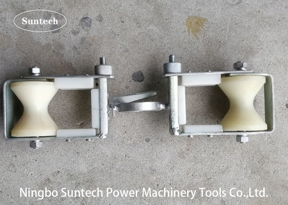 Cáp quang Double Sheaves Khối chuỗi ròng rọc 2KN OPGW Dụng cụ tạo chuỗi