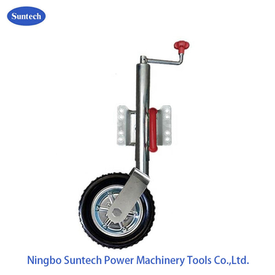 250mm Du lịch 750kg Bánh xe kéo cao su vành thép