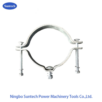 Kẹp ống mạ kẽm nhúng nóng bằng thép carbon cho cực điện