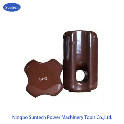 Đường dây truyền điện bằng gốm sứ Cách điện tráng men 600V