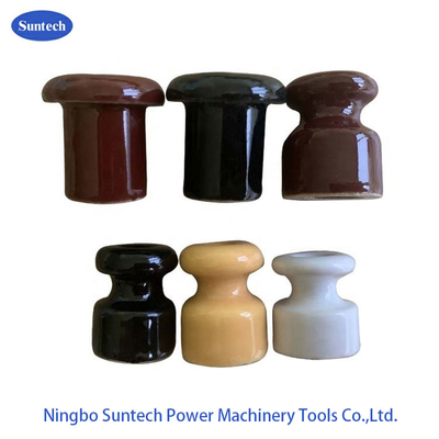 Cách điện đường dây truyền tải sứ điện áp thấp để cố định dây tường