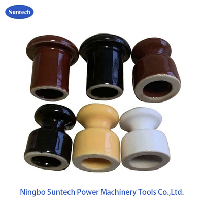 Cách điện đường dây truyền tải sứ điện áp thấp để cố định dây tường