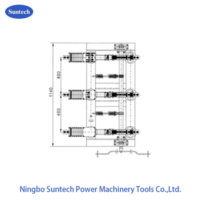 GB3804 Công tắc ngắt tải chân không ngoài trời 3 pha AC 12KV