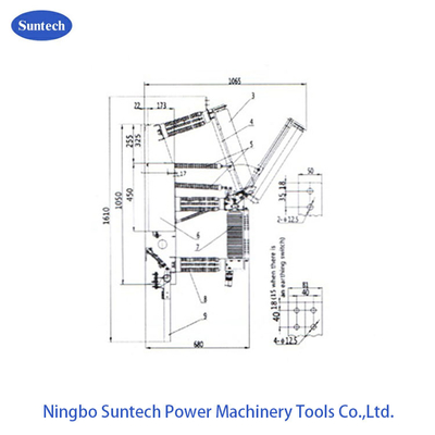 Công tắc ngắt tải chân không trong nhà điều khiển từ xa 40.5KV