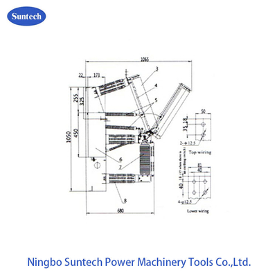 Công tắc ngắt tải chân không trong nhà điều khiển từ xa 40.5KV