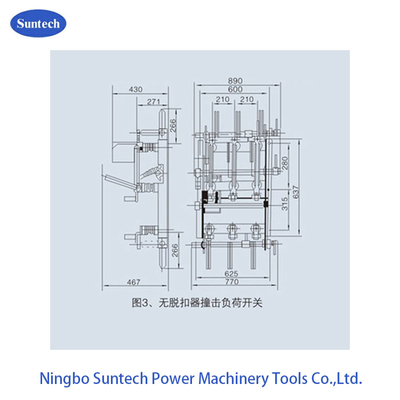 Công tắc ngắt tải AC 3 pha HV 12KV trong nhà