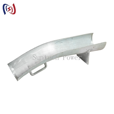 Bảo vệ cáp thép tấm uốn cong bằng thép mạ kẽm cho con lăn đơn