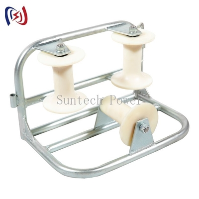 Con lăn cáp nối đất góc 10KN ba ròng rọc cho các công trình xây dựng đường dây tải điện