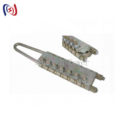 Loại bu lông Dây thép tròn Bộ kẹp cáp 70KN Kéo dây dẫn Kẹp dây dẫn
