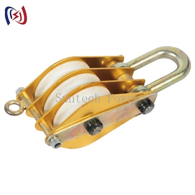 Dụng cụ xâu dây dẫn bằng hợp kim nhôm sáng màu Nylon Sheave Tackle