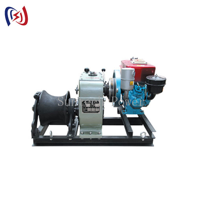 Tời chạy bằng xăng Diesel Capstan Tời Động cơ Honda Cáp điện Tời chạy bằng điện