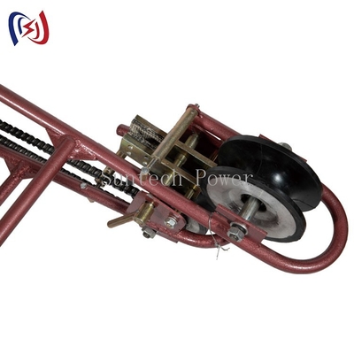Xe đẩy kiểm tra Sheave nhôm 1kN để bảo trì đường truyền