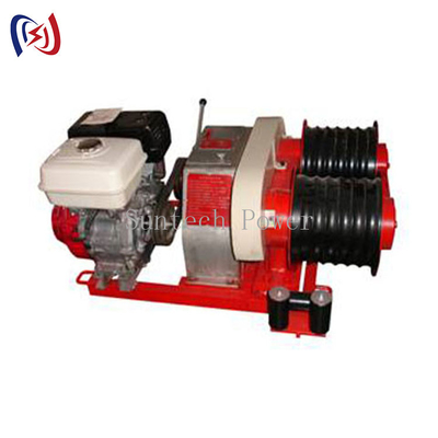 Tời tang trống đôi Capstan 5 tấn với động cơ xăng Honda / Yamaha phù hợp với rơ moóc