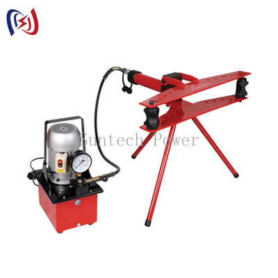Máy uốn ống thủy lực hợp kim SWG-25 màu đỏ