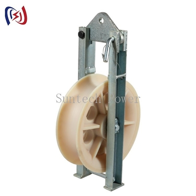Đường dây trên không Dây dẫn đơn Sheave Chuỗi ba ròng rọc