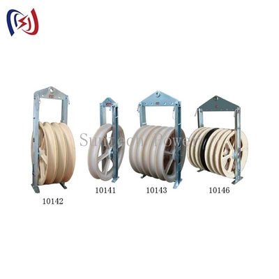 822 Series Stringing Block Overhead Transmission Line Tools với kích thước sheave tùy chỉnh và dung lượng tải cao