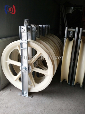 822 Series Stringing Block Overhead Transmission Line Tools với kích thước sheave tùy chỉnh và dung lượng tải cao